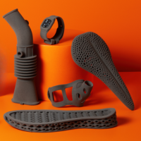 selection of 3D printed parts